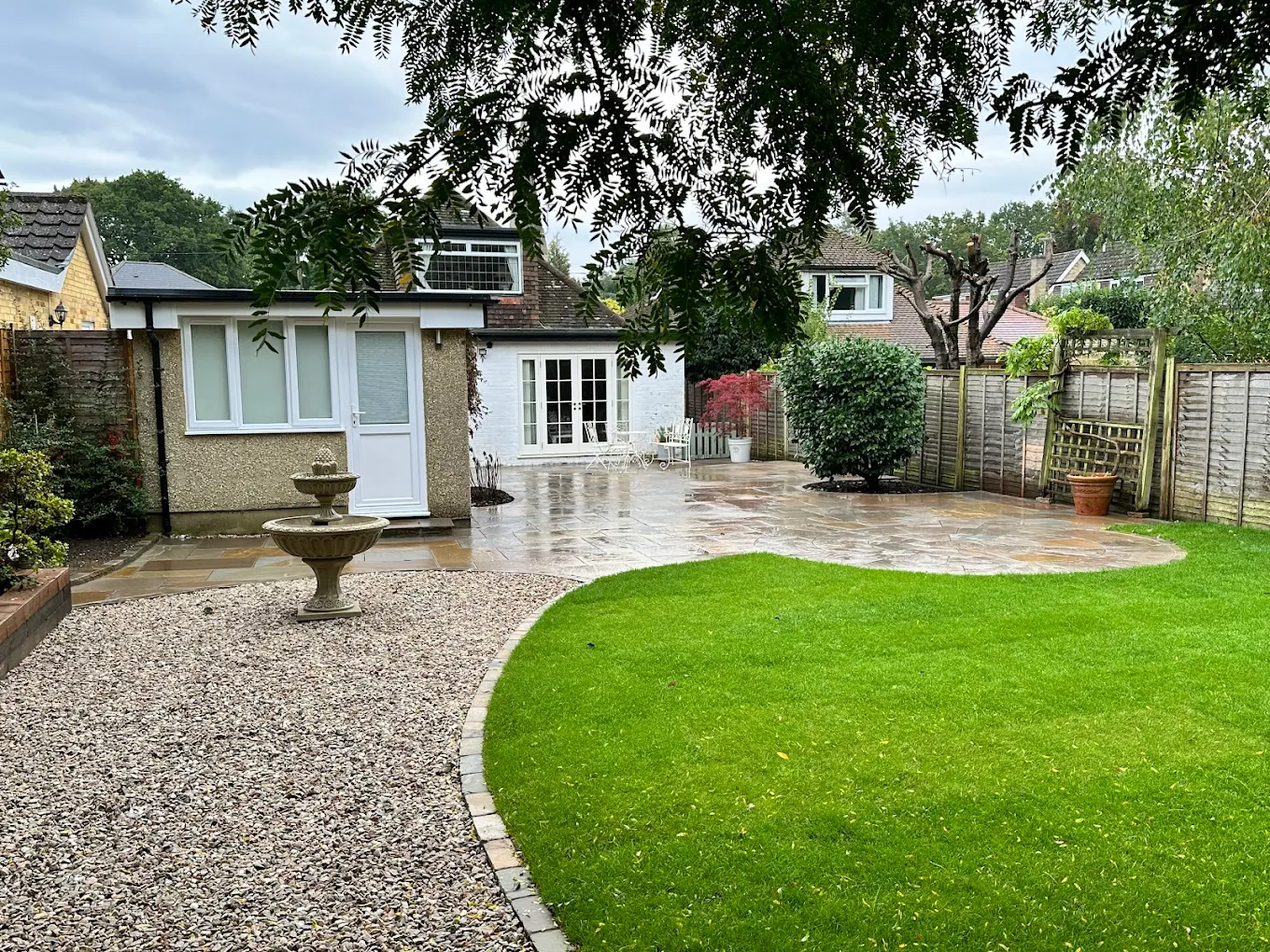 Sandstone paving project completed in Ascot, Berkshire — project 9