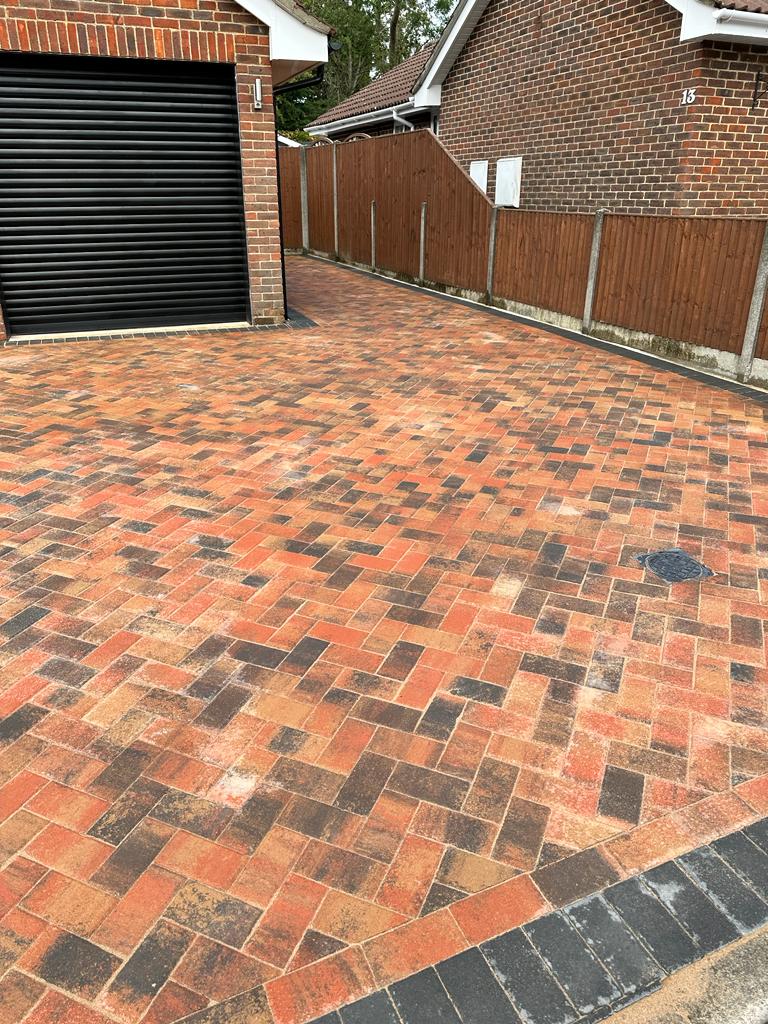 Block paving driveway completed in Ascot, Berkshire