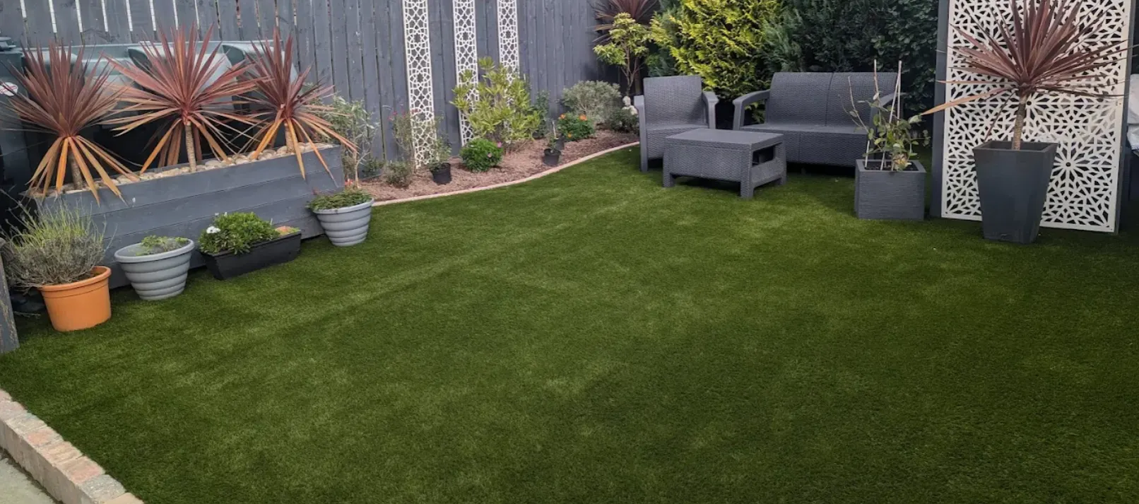 Completed lawns & artificial grass project in Ascot — project 9