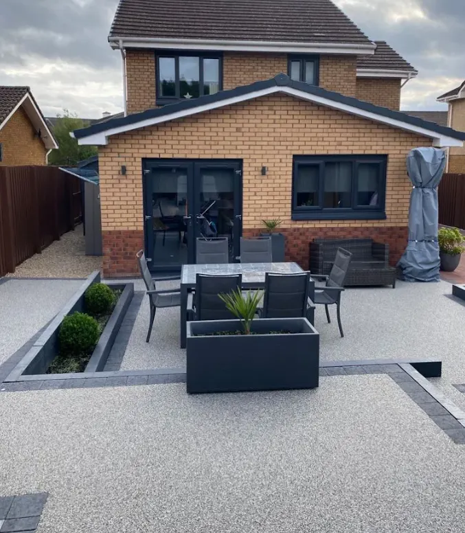 Resin Bound finish at an Ascot property