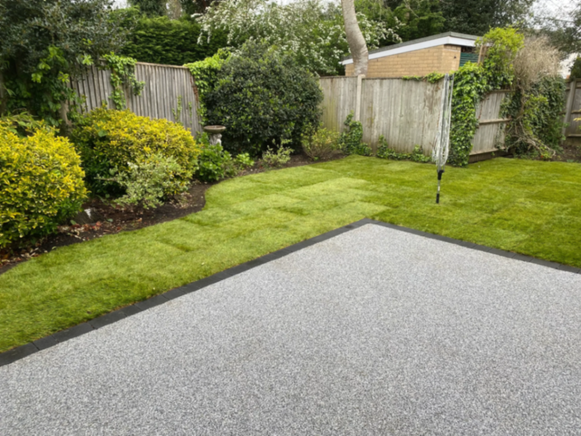 Natural Turf finish at an Ascot property