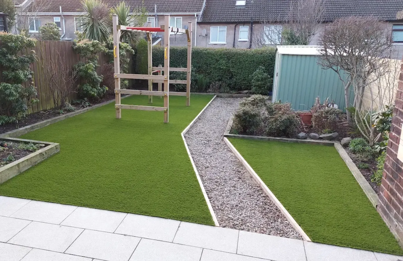 Completed lawns & artificial grass project in Ascot — project 14