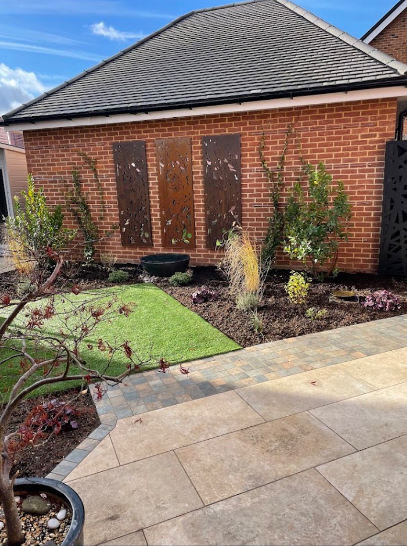 Patio repair work in progress near Ascot