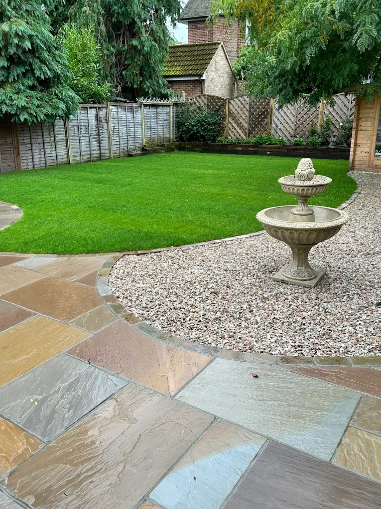 Sandstone paving project completed in Ascot, Berkshire — project 6