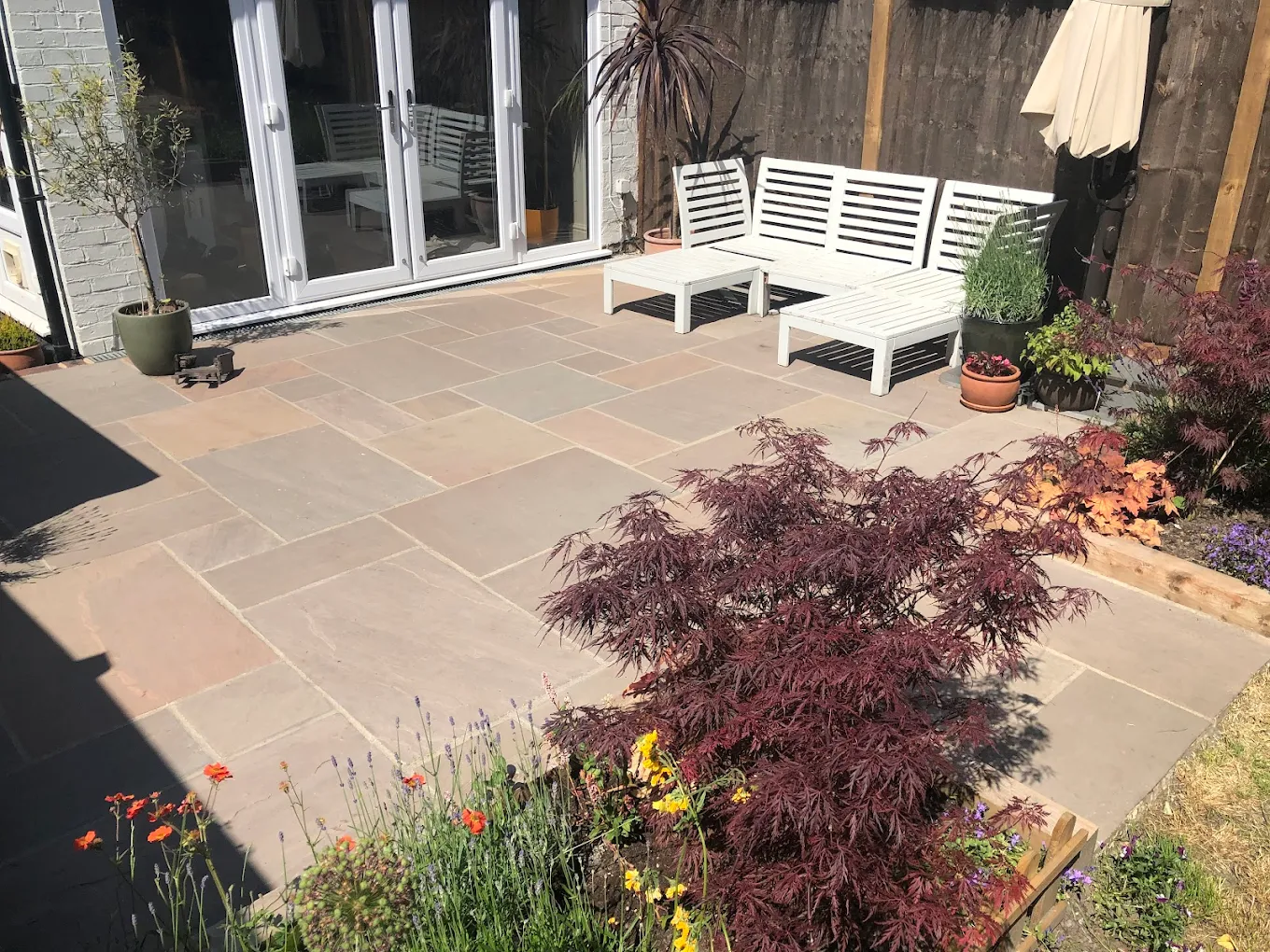 Completed patios project in Ascot — project 8
